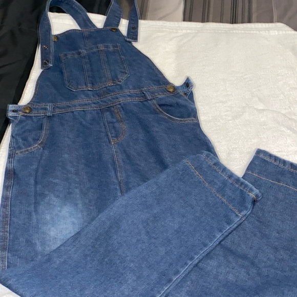 Girl’s denim overalls by REQUEST (1121) - Picture 1 of 13